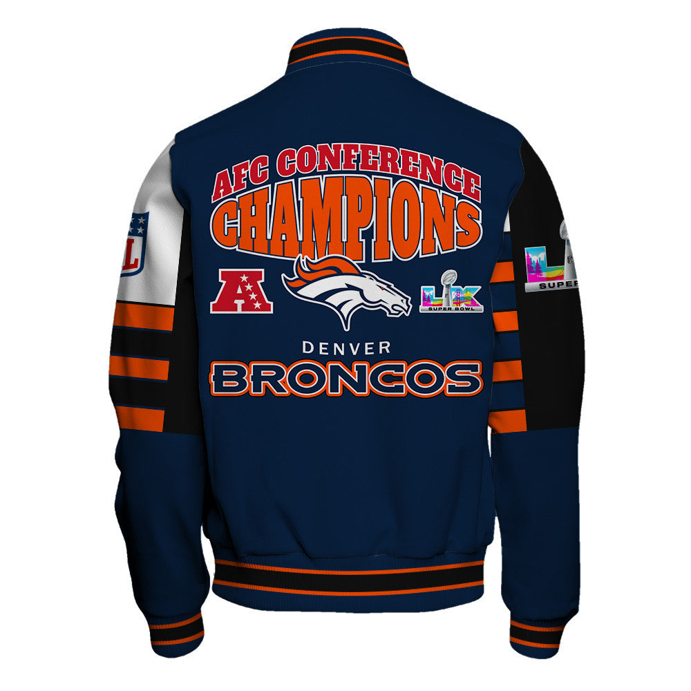 Denver Broncos 2025 AFC Conference Champions: The Ultimate Victory Varsity Jacket