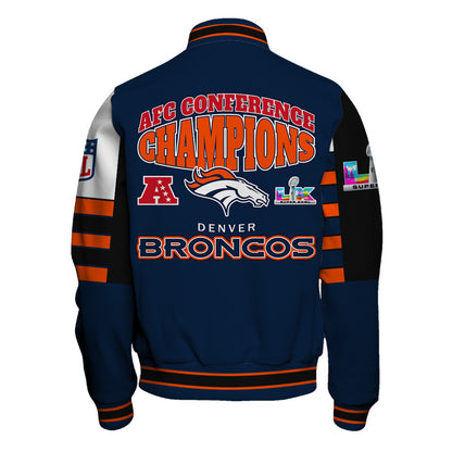 Denver Broncos 2025 AFC Conference Champions: The Ultimate Victory Varsity Jacket