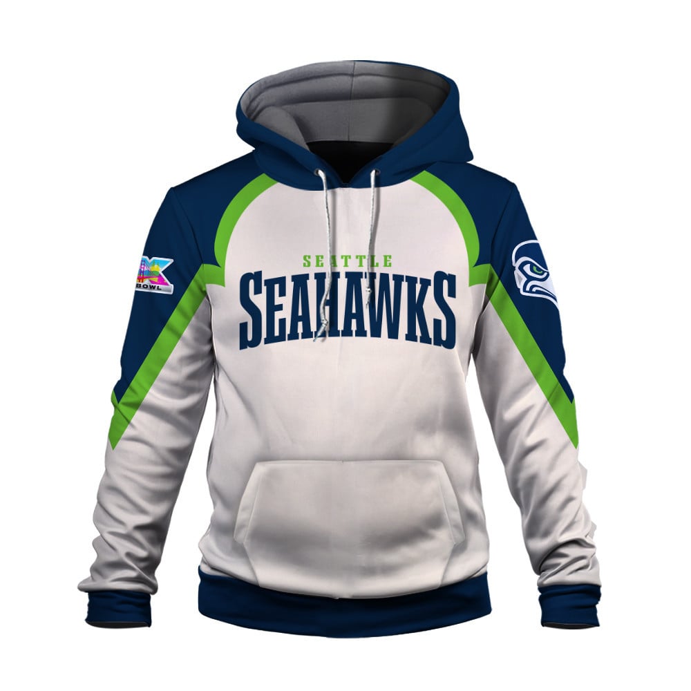 Seattle Seahawks Premium 2025 Cream Colorway 3D Hoodie