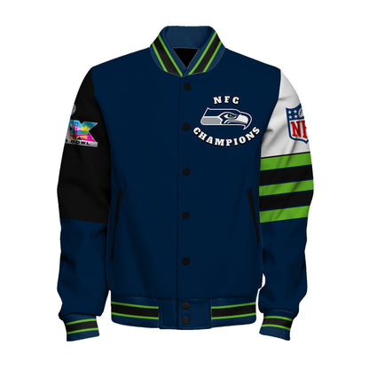 Seattle Seahawks 2025 NFC Conference Champions: The Ultimate Victory Varsity Jacket