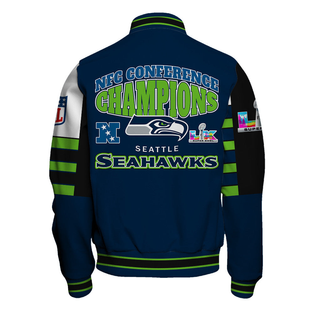 Seattle Seahawks 2025 NFC Conference Champions: The Ultimate Victory Varsity Jacket