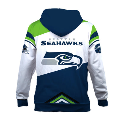 NFL Seattle Seahawks Power Forward Full-Snap Limited Edition 3D Hoodie