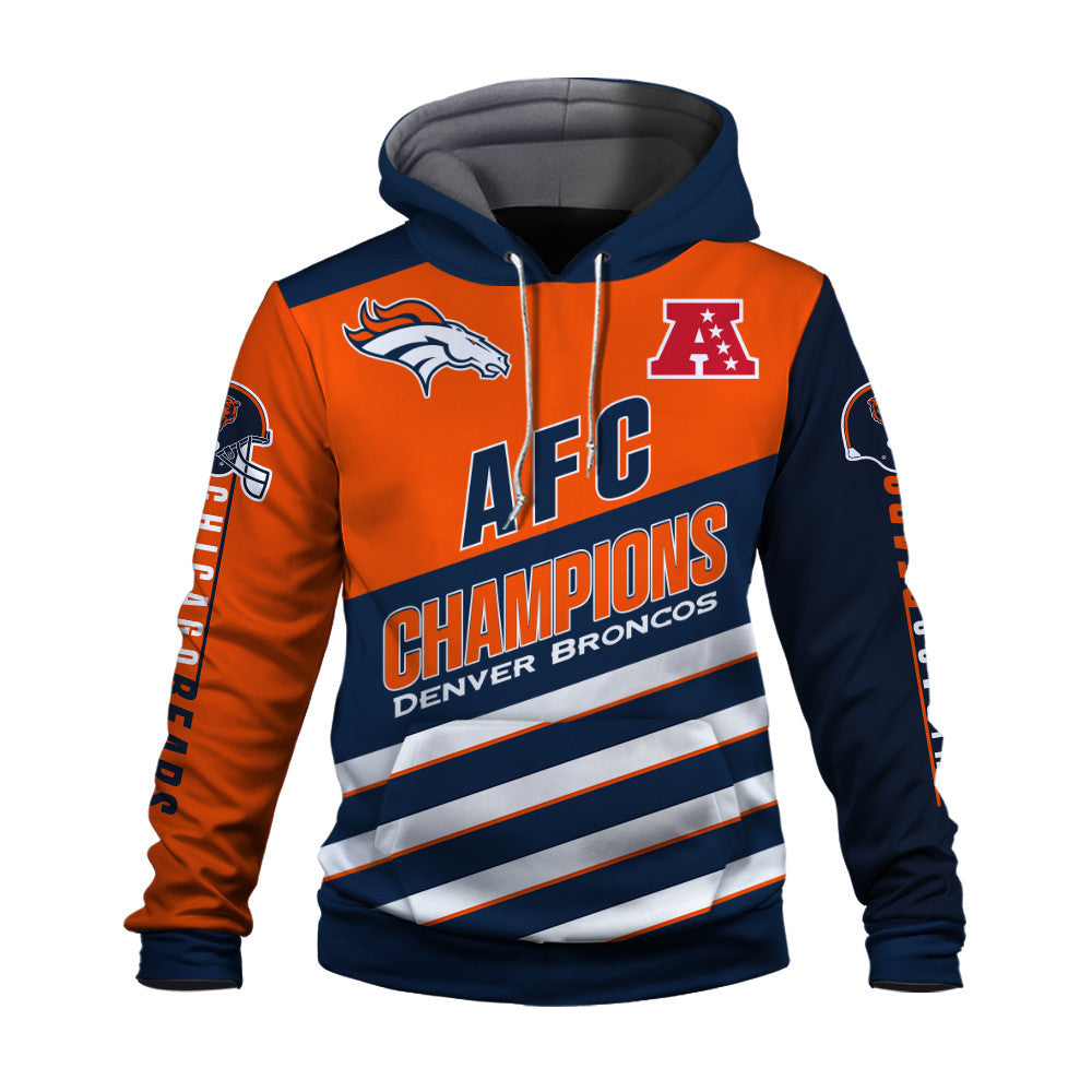 Denver Broncos Limited Edition Honoring AFC Champions 2025 3D Hoodie