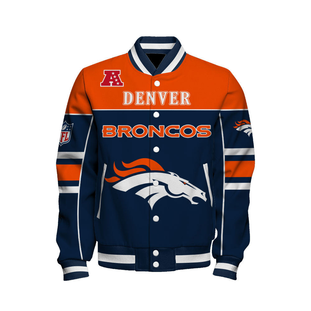 NFL Denver Broncos Built To Win Varsity Jacket For Die-hard Fans
