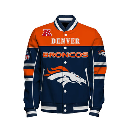 NFL Denver Broncos Built To Win Varsity Jacket For Die-hard Fans