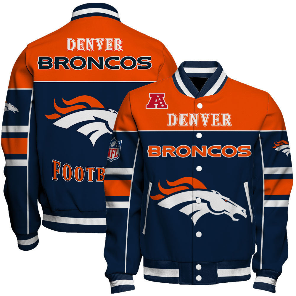 NFL Denver Broncos Built To Win Varsity Jacket For Die-hard Fans