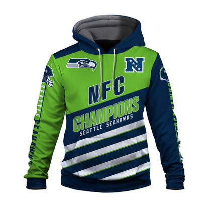 Seattle Seahawks Limited Edition Honoring NFC Champions 2025 3D Hoodie