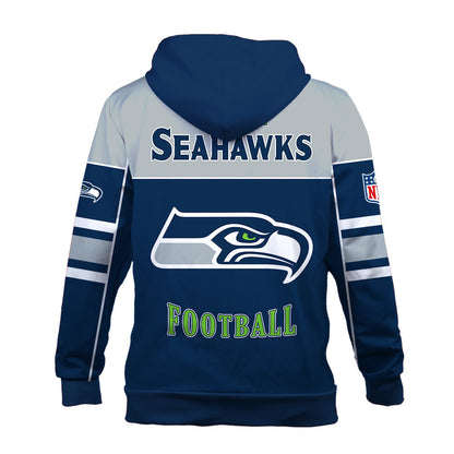 NFL Seattle Seahawks Built To Win 3D Hoodie For Die-hard Fans