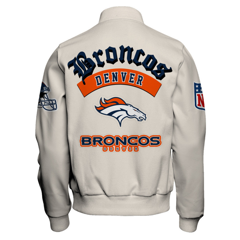 Denver Broncos When Icons Become Art Varsity Jacket