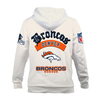 Denver Broncos When Icons Become Art 3D Zip Hoodie