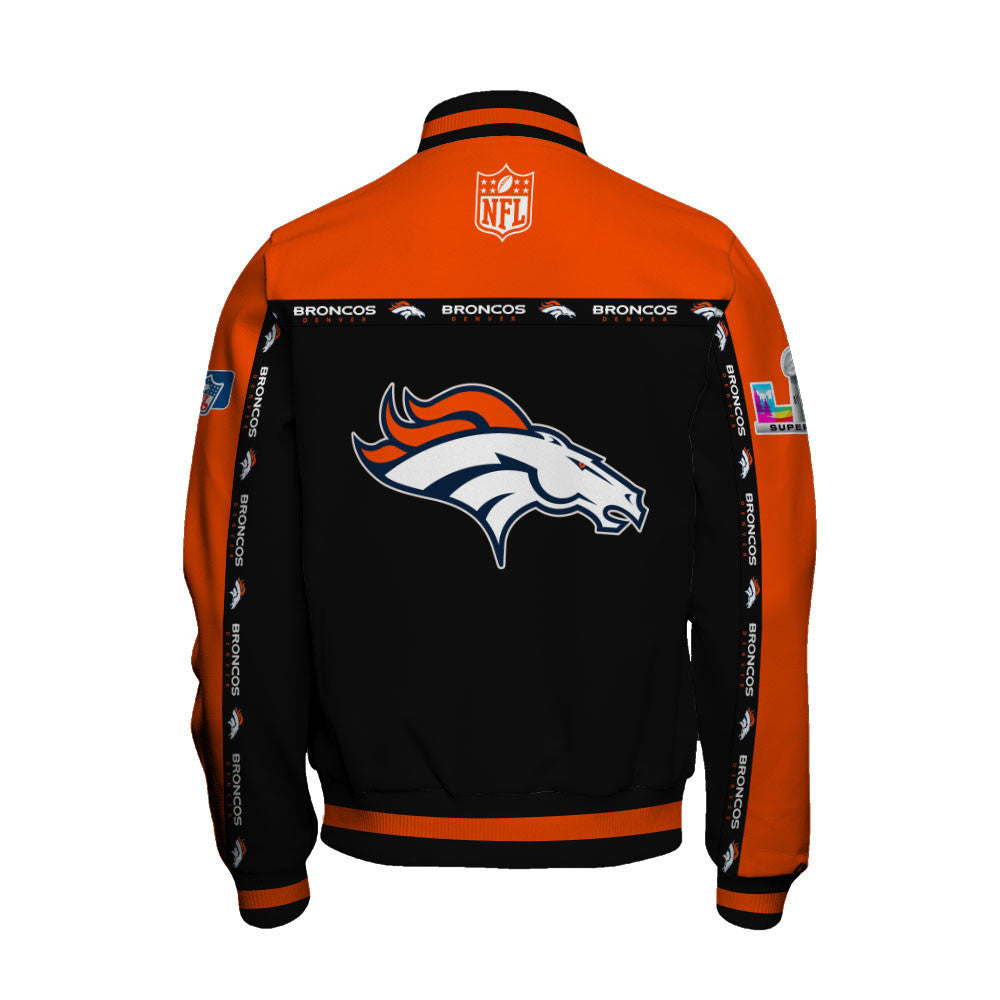 NFL Denver Broncos Style & Passion Super Bowl LX Varsity Jacket