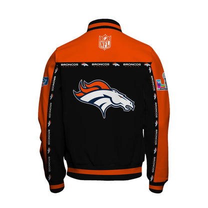 NFL Denver Broncos Style & Passion Super Bowl LX Varsity Jacket
