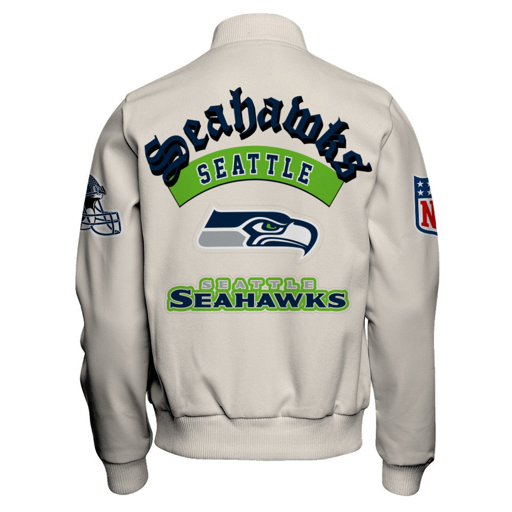 Seattle Seahawks When Icons Become Art Varsity Jacket