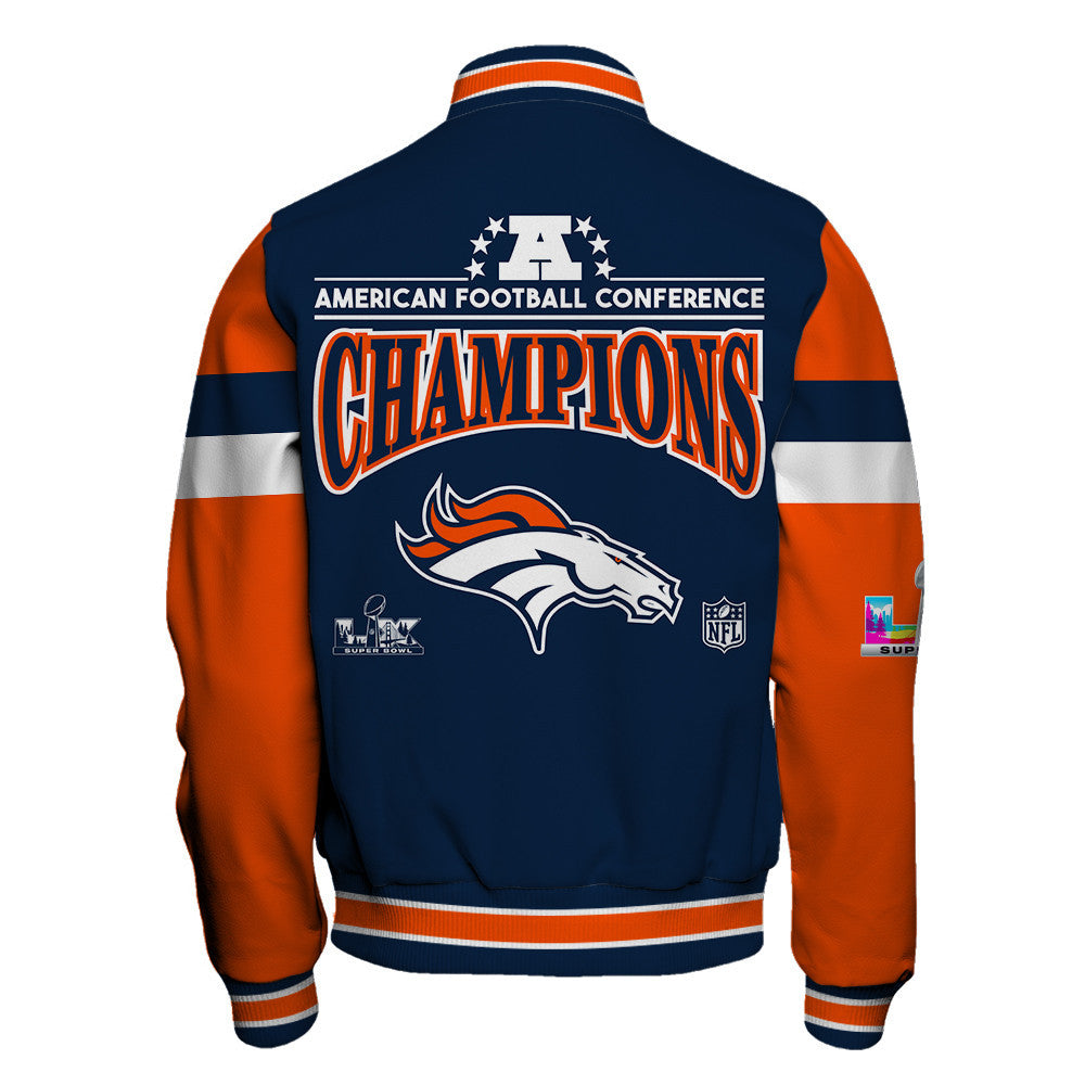 Denver Broncos American Football Conference Champions 2025 Varsity Jacket