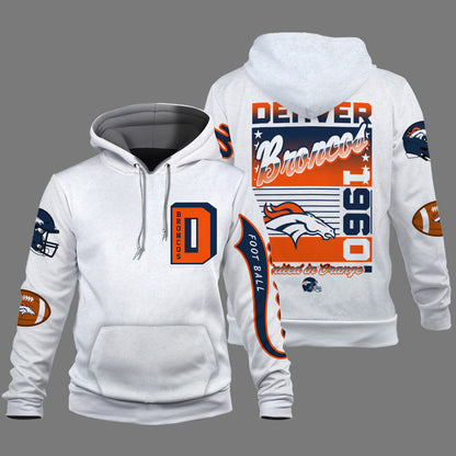 Denver Broncos Breaking All Conventional Design Standards 3D Hoodie