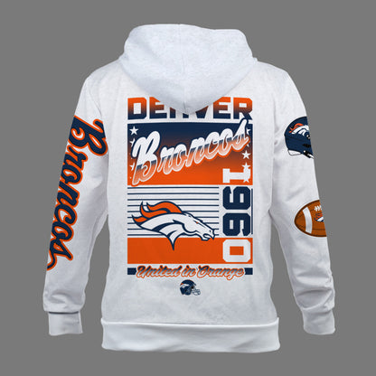 Denver Broncos Breaking All Conventional Design Standards 3D Hoodie