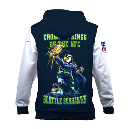 Seattle Seahawks Crowned Kings Of The NFC Zip Hoodie