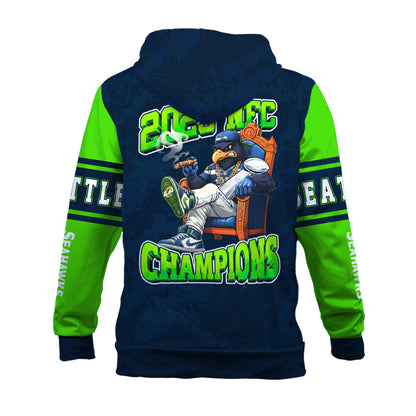 Seattle Seahawks Championship Glow Edition Hoodie
