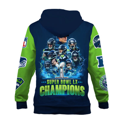 Seattle Seahawks The "Champion Spirit" Zip Hoodie