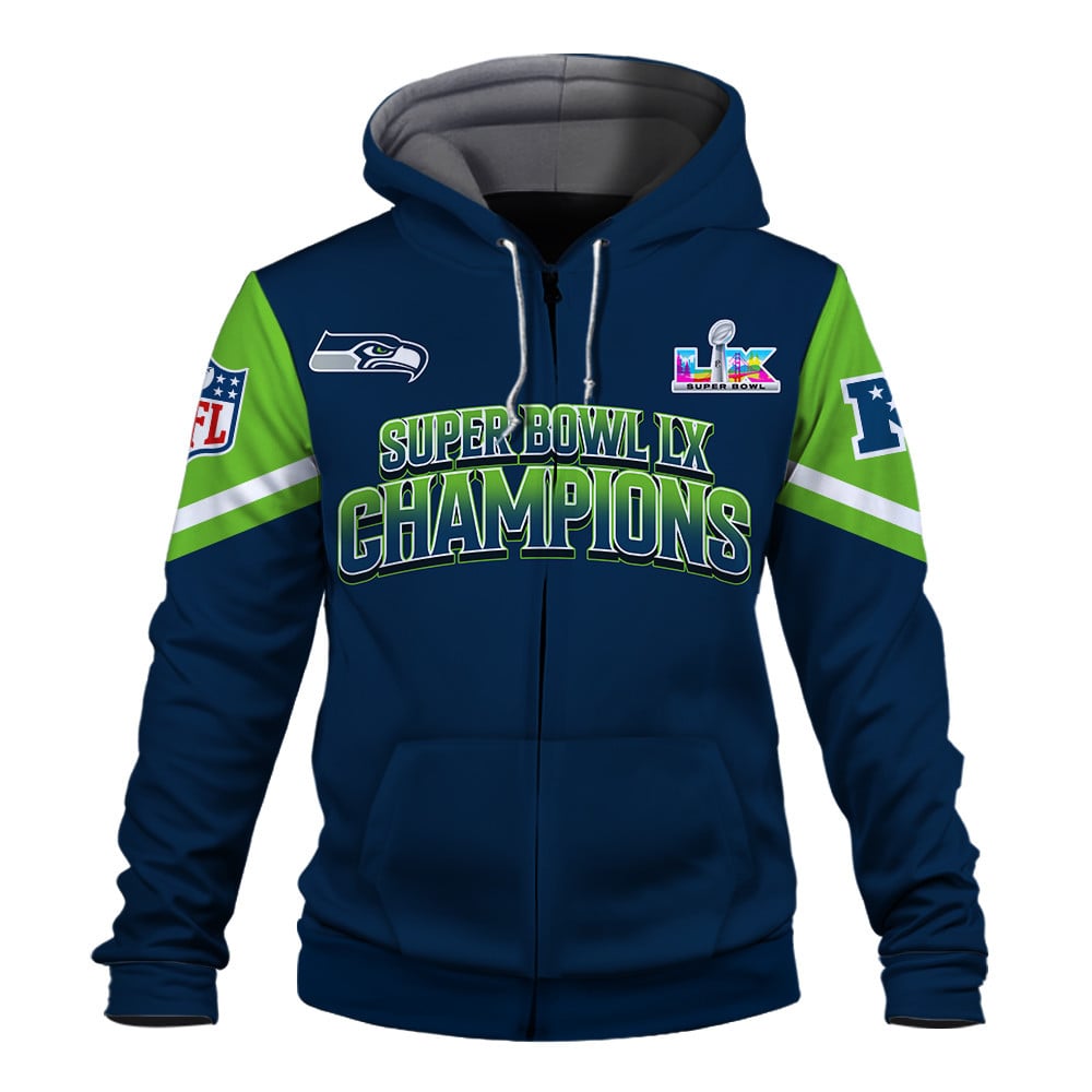 Seattle Seahawks "The Boss" Zip Hoodie