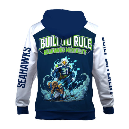 Seattle Seahawks Built The Rule Zip Hoodie