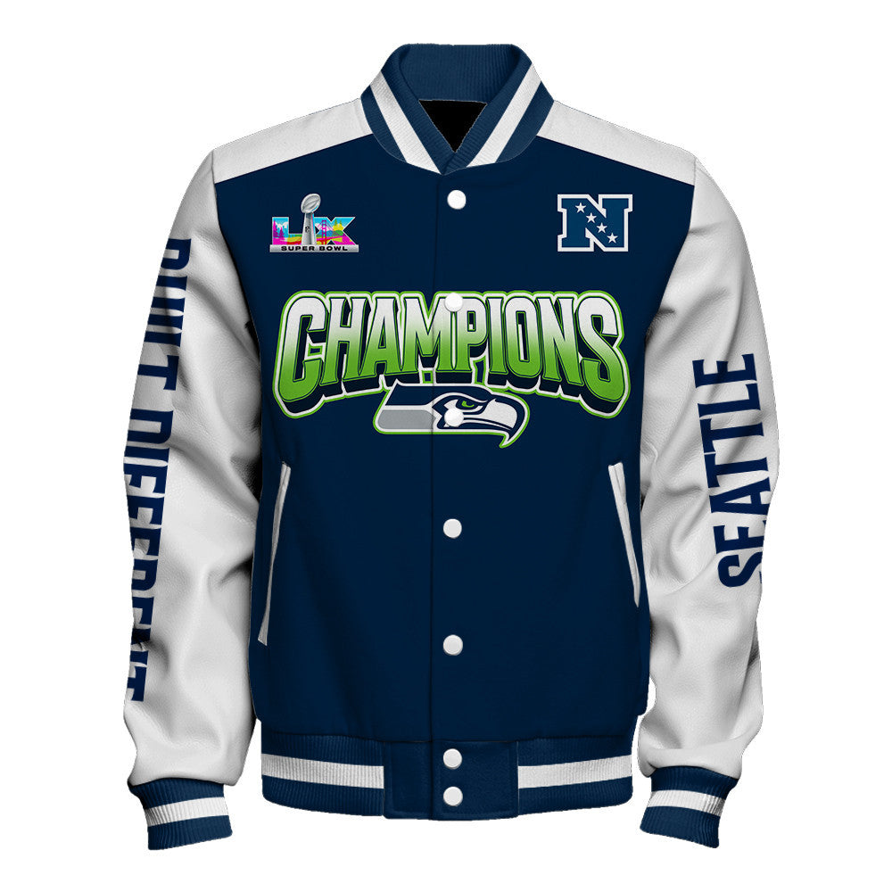 Seattle Seahawks Built The Rule Varsity Jacket