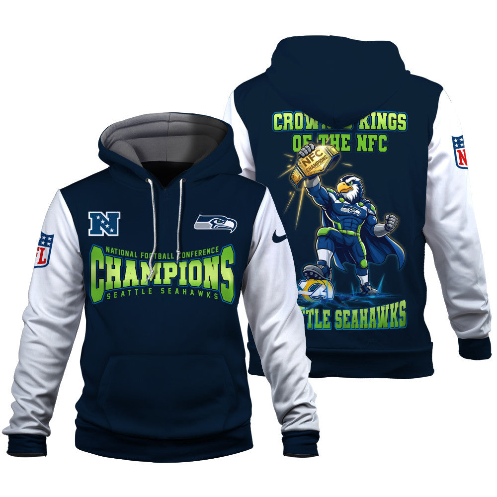 Seattle Seahawks Crowned Kings Of The NFC Hoodie
