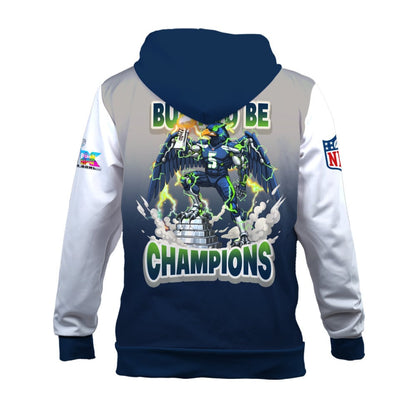 Seattle Seahawks Built To Be Champ Zip Hoodie