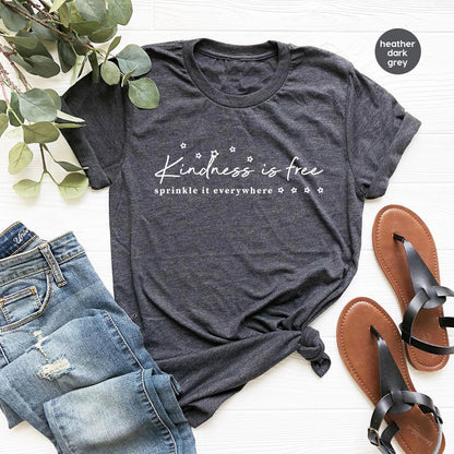 Kindness Shirt, Motivational Shirts for Women, Gifts for Her, Minimalist TShirt, Christian Apparel, Inspirational Quotes Tee, Positive Shirt