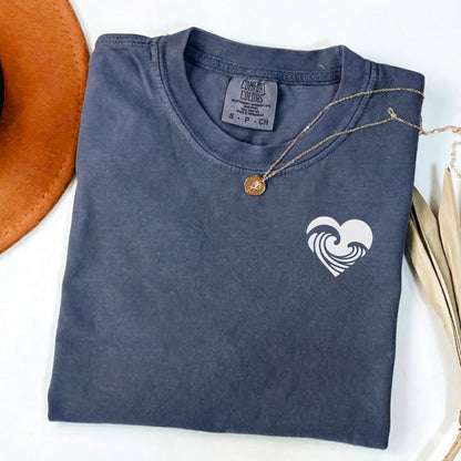 Summer Comfort Colors® Ocean Shirt, Coastal Tee, Womens Cute Vacation Tops, Trendy Summer Tee, Ocean Lover Gift For Surfer T-Shirt