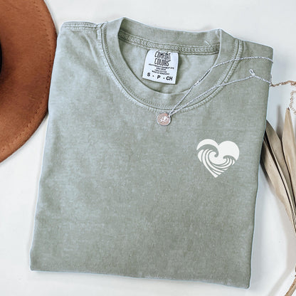 Summer Comfort Colors® Ocean Shirt, Coastal Tee, Womens Cute Vacation Tops, Trendy Summer Tee, Ocean Lover Gift For Surfer T-Shirt