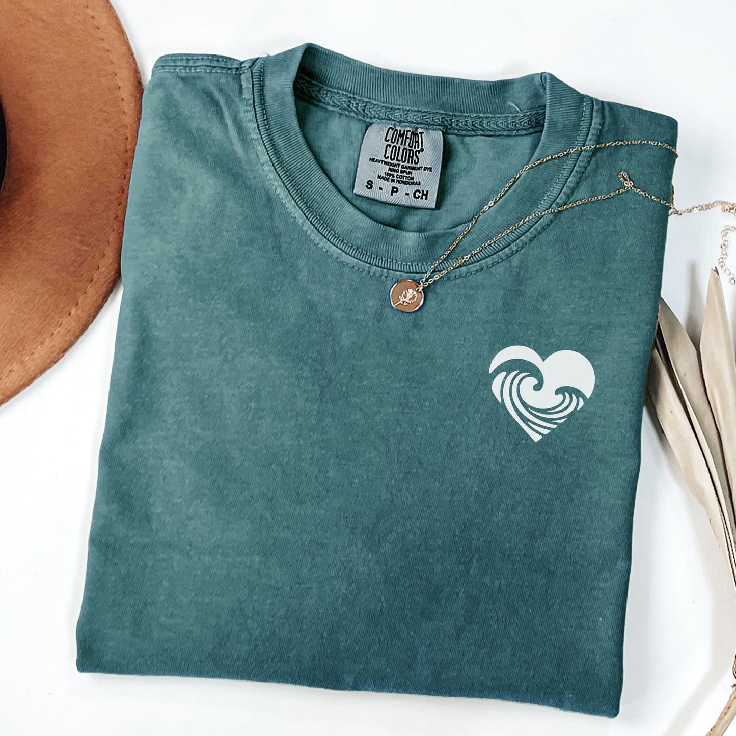 Summer Comfort Colors® Ocean Shirt, Coastal Tee, Womens Cute Vacation Tops, Trendy Summer Tee, Ocean Lover Gift For Surfer T-Shirt